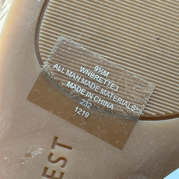 Nine West Brette Cork Platform Wedge Sandals Women's Size 9.5 - Picture 7 of 9